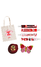 Totebag, Enamel Pin, Keychain Strap