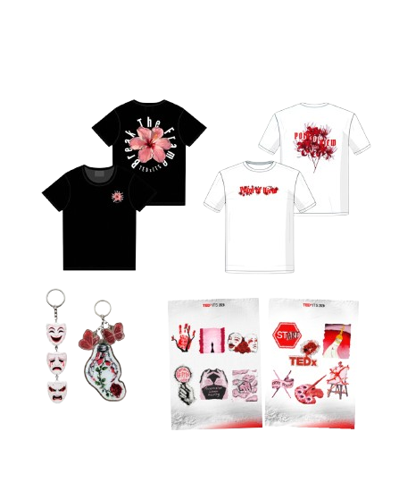 T-shirt, Keychain Anakan, Sticker Pack